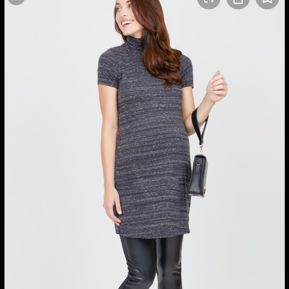 Maternal America Turtleneck Dress